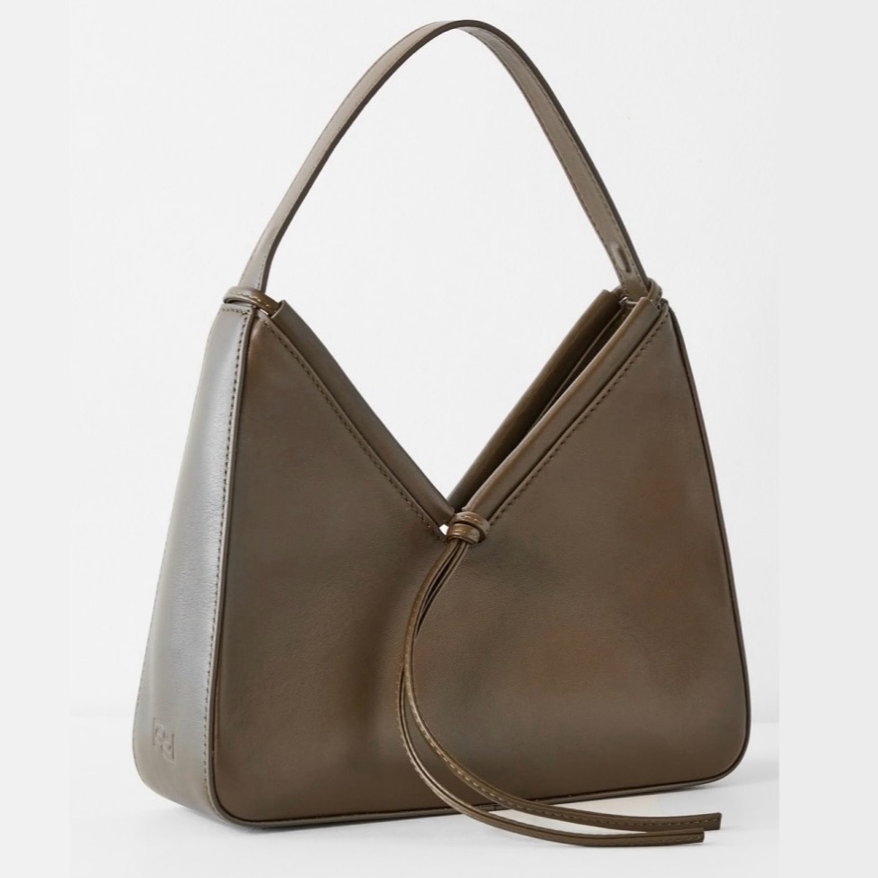 Reformation Chiara Truffle Shoulder Bag